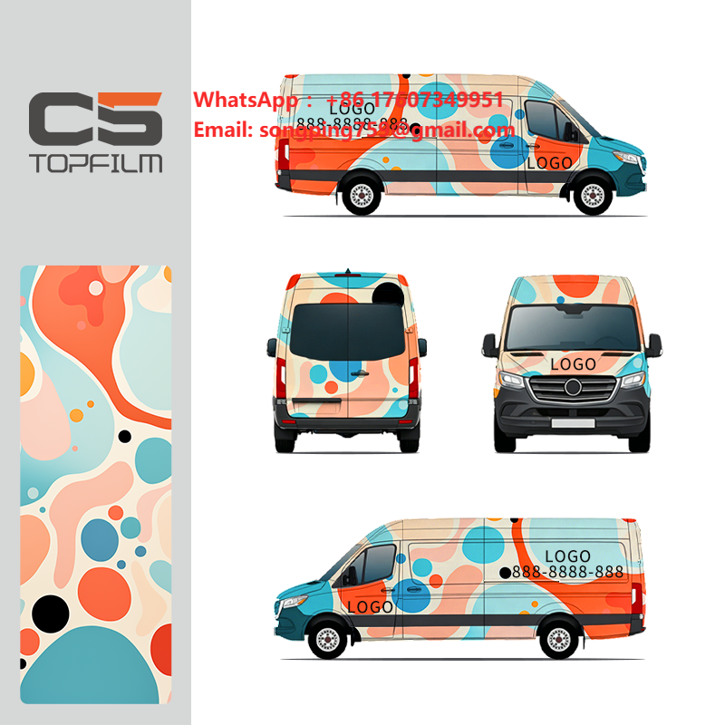 Commercial Wrap Printing - Vinil Adesivo Personalizado para Publicidade em