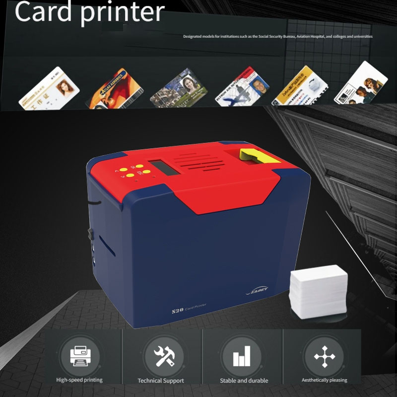 Commercial Ribbon Printing Machine - Impressora de Cartões PVC Manual para