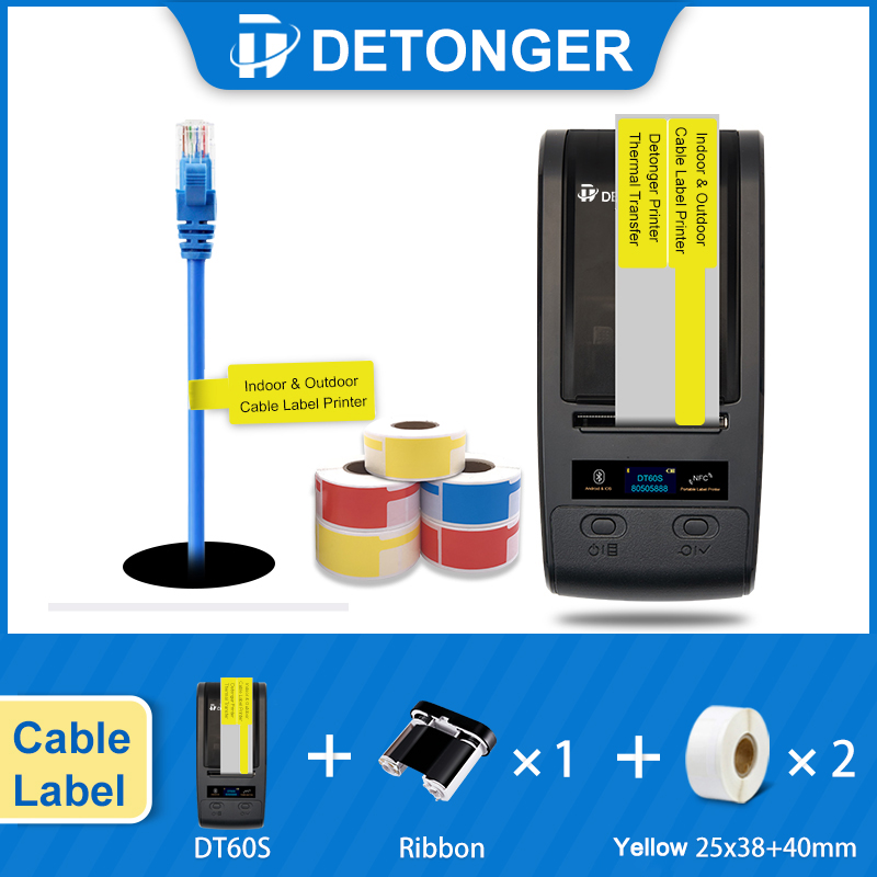 Commercial Ribbon Printing Machine - Detonador dt60s portátil máquina de impressão