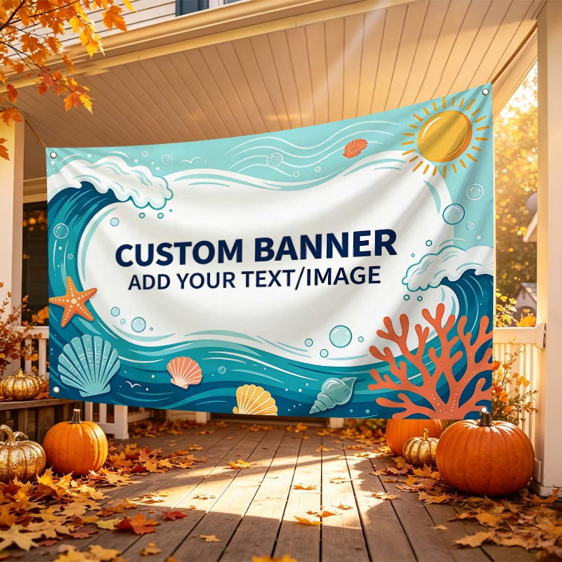 Commercial Printing Photoshop - Bandeiras personalizadas adequadas para cerimônias de