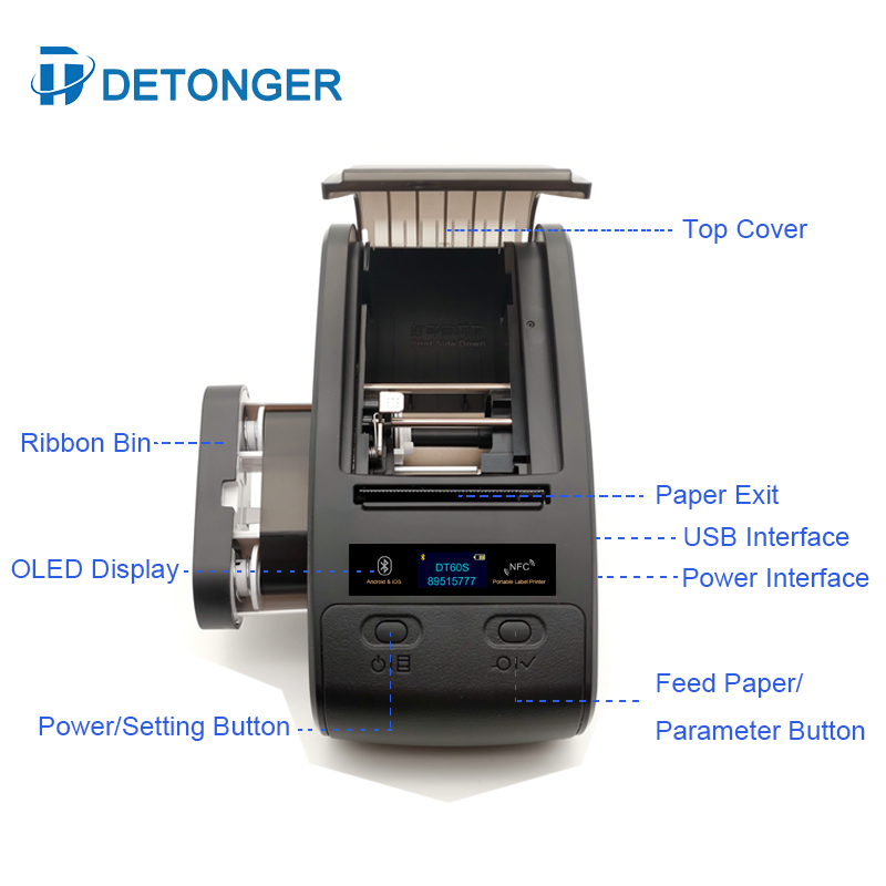 Máquina de impressão térmica p - Commercial Ribbon Printing Machine avaliação e preço