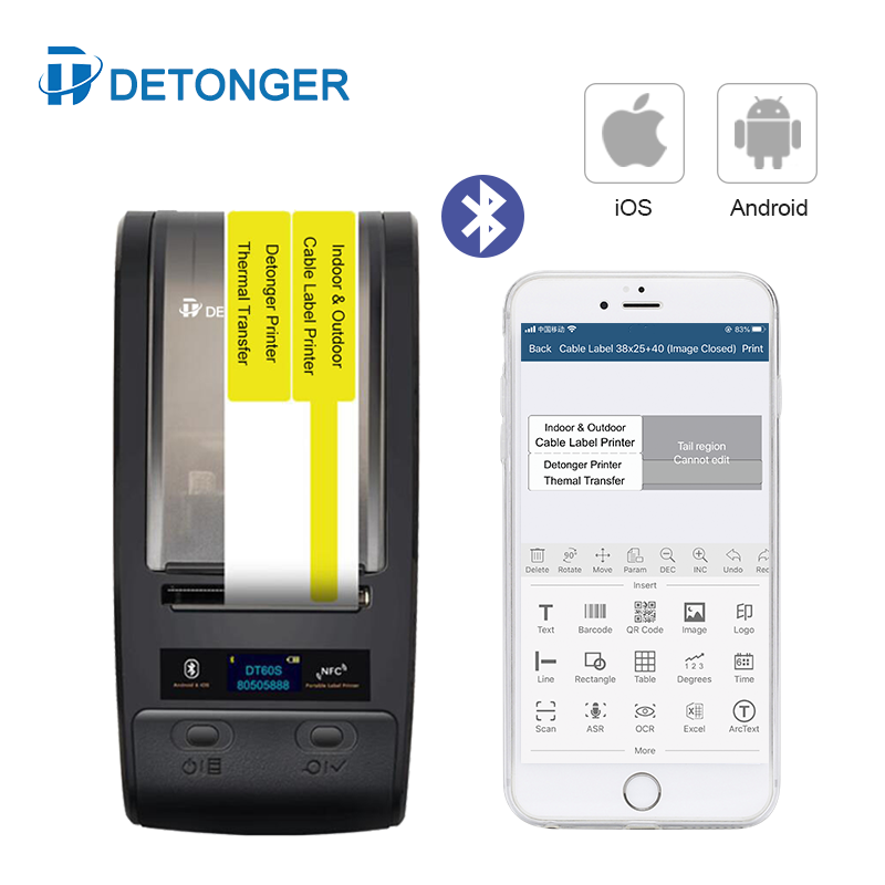 Detonador dt60s portátil máqui - Commercial Ribbon Printing Machine avaliação e preço