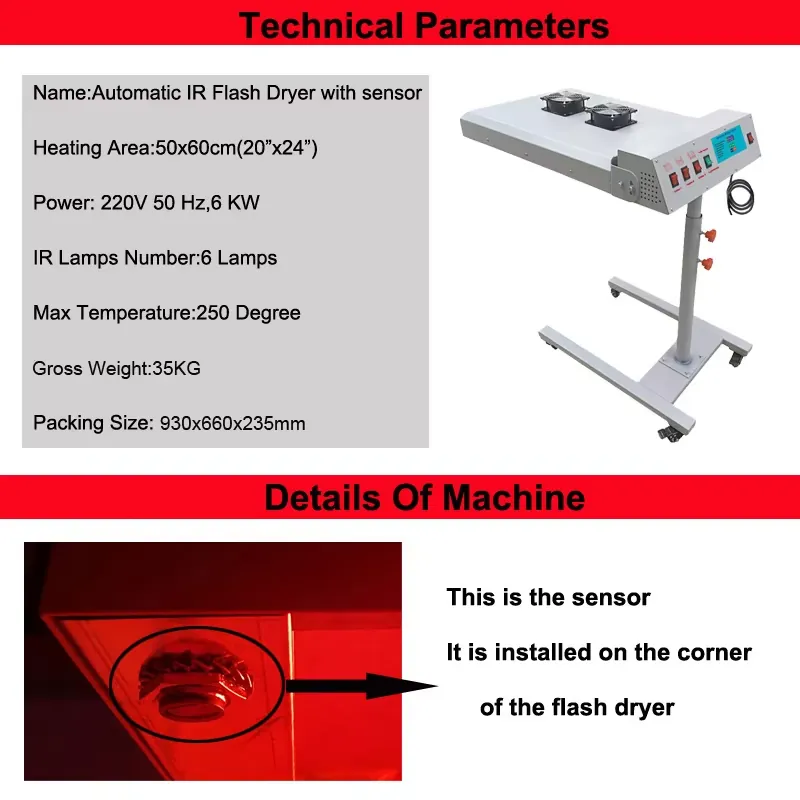 Máquina de Secagem Rápida com  - Flash Dryer Screen Print avaliação e preço